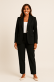 Elegant Blazer Trouser Set - 7