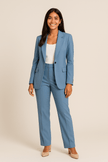 Elegant Blazer Trouser Set - 5