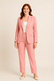 Elegant Blazer Trouser Set - 4