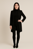 Tailored Black Trench Coat - 2