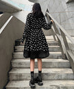 FJØRNA Dot Veil Dress in white, elegant dress with dotted veil design, perfect for stylish occasions.