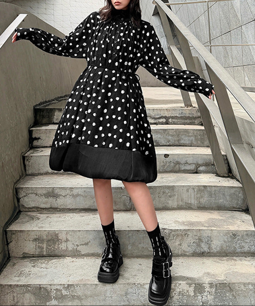 FJØRNA Dot Veil White Dress featuring a delicate dotted pattern, lightweight fabric, and elegant design perfect for special occasions.