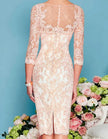 Blush Pink Lace Midi Dress Women Two-Piece Set
