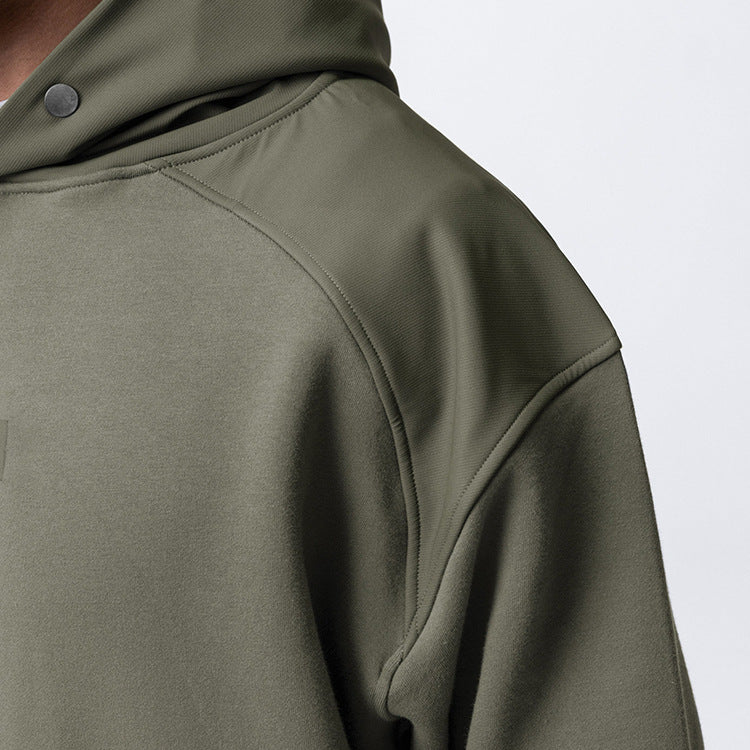 Casual Hooded Sweater Dark Gray