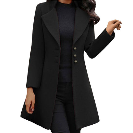Freya | Elegant Wool Overcoat