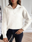 Chic Half-Zip Sweater - 5