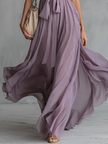 Chiffon Halter Neck Maxi Elegant Dress Elegant | Evening Dress