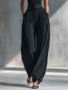 FJØRNA lightweight summer women's wide-leg trousers, casual and comfortable for vacation wear, shown in a relaxed fit.