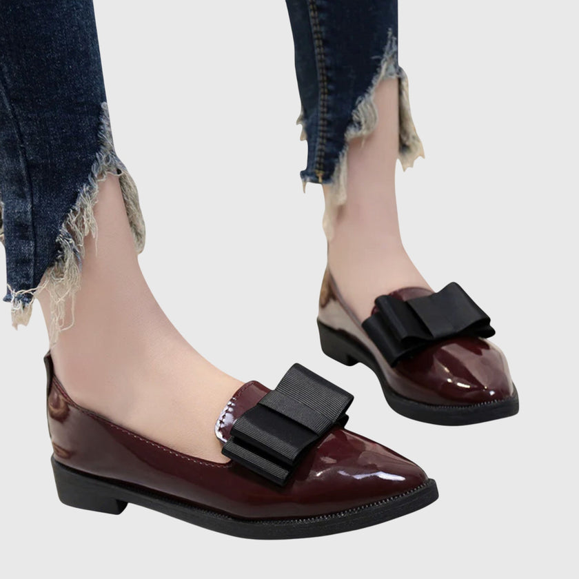 FJØRNA women's orthopedic loafers with slip-on design, arch support, and cushioned comfort for supportive everyday wear.