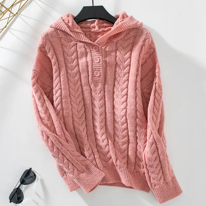 Lova | Cozy Hoodie Featuring a Soft Knit Hood
