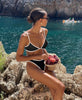 FJØRNA women's summer beach bikini set featuring a stylish swimwear design perfect for the seaside or poolside lounging.