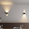 Fjørna Twist LED Vegglampe – Dimmbar og Moderne Veggbelysning i Sort - FJØRNA
