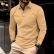 Stylish Long Sleeve Polo Shirt
