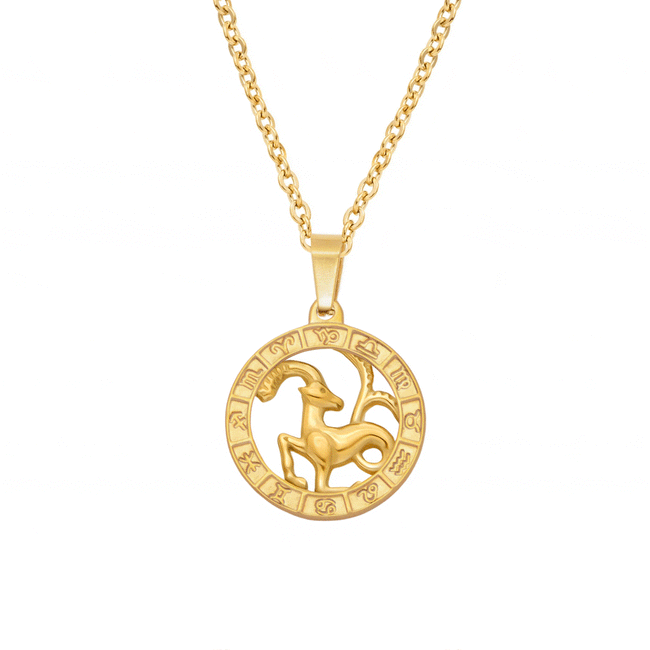 Autumn - Classic Zodiac Necklace