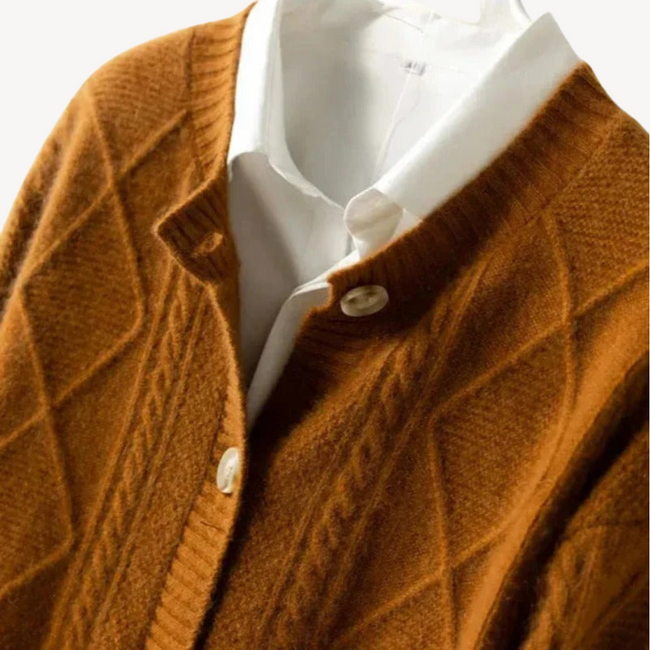 Cozy Knit Cardigan Sweater - 2