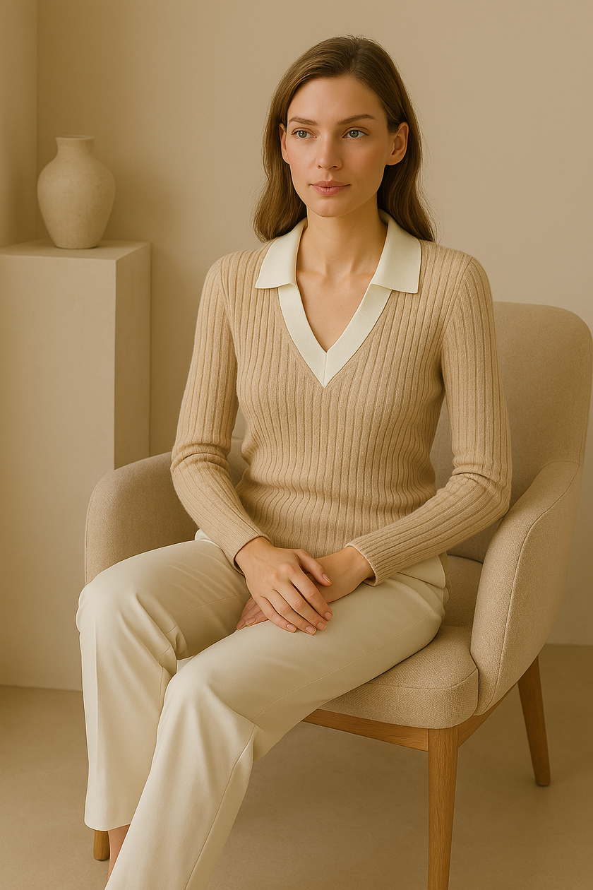 Knitted Long Sleeve Top Men