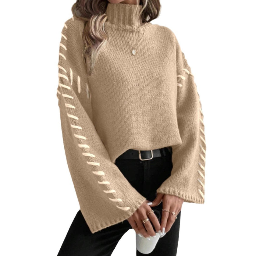Casual Knitted Sweater Loose Fit