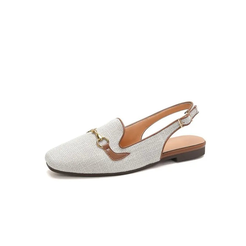 Ankle Strap Buckle Flat Sandals Women