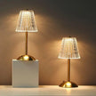 Alise - Golden Crystal Rechargeable Table Lamp