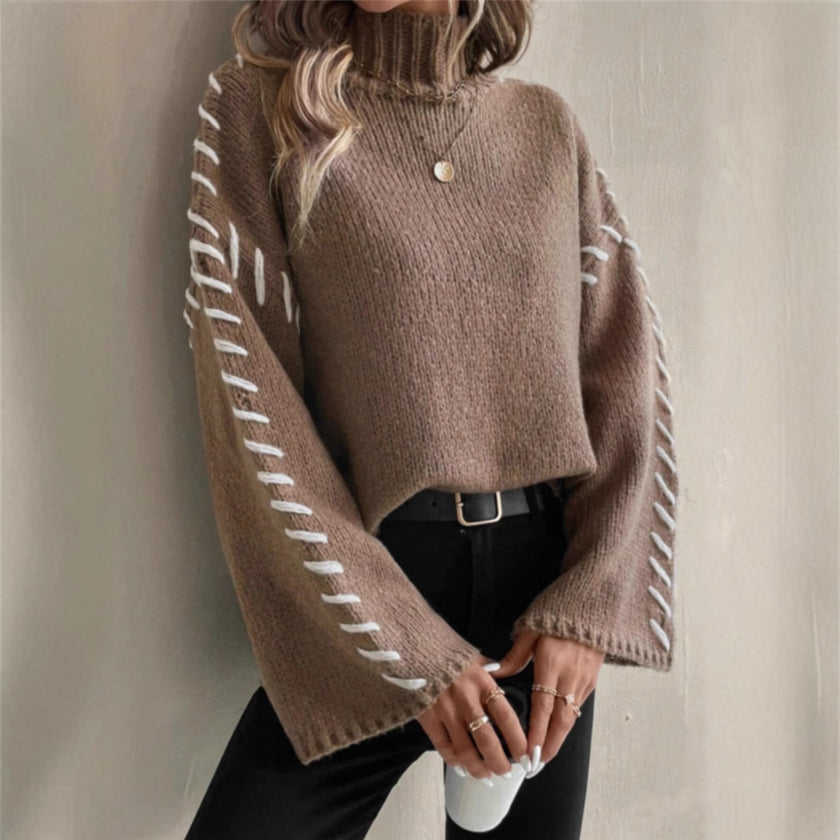Casual Knitted Sweater Loose Fit