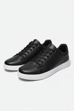 Men's casual lace-up trainers by FJØRNA with PU upper, designed for everyday comfort and versatile style.