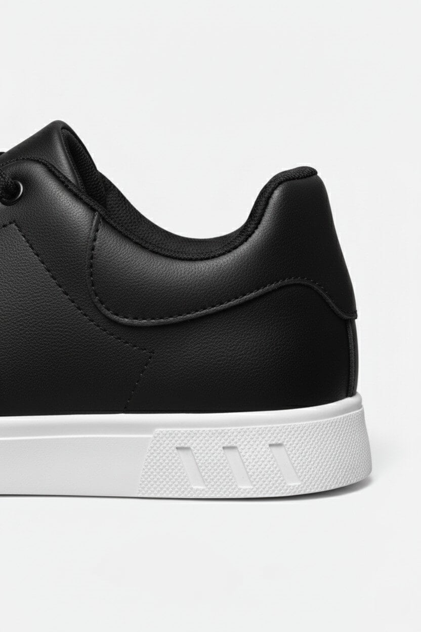 Men's casual lace-up trainers by FJØRNA with PU upper, designed for everyday comfort and versatile style.