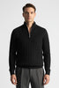 Men's Half-Zip Jumper – Stylish Wool Blend for Autumn Winter - 1