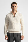 Men's Half-Zip Jumper – Stylish Wool Blend for Autumn Winter - 7