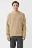 Men's Black Cable Knit Jumper – Cozy Knitwear for Autumn Winter - 4