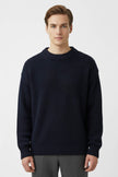 Men's Black Cable Knit Jumper – Cozy Knitwear for Autumn Winter - 7