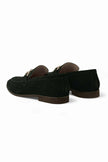 FJØRNA men's horsebit loafers in classic leather finish, smart casual shoes with sleek design and polished appearance.