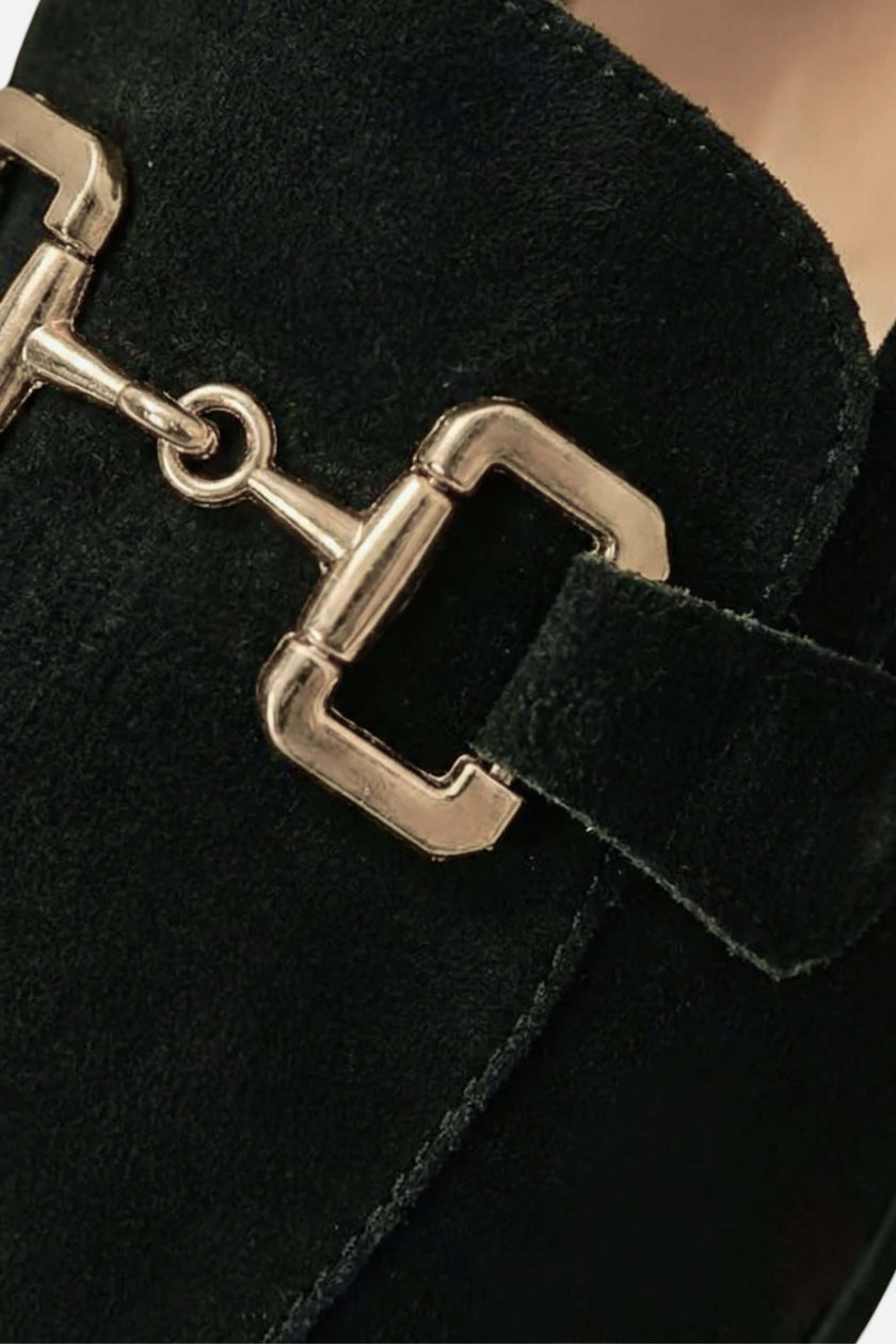 FJØRNA men's horsebit loafers in classic leather finish, smart casual shoes with sleek design and stylish detailing.