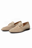 FJØRNA men's horsebit loafers in classic leather finish, smart casual shoes with sleek design and comfortable fit.