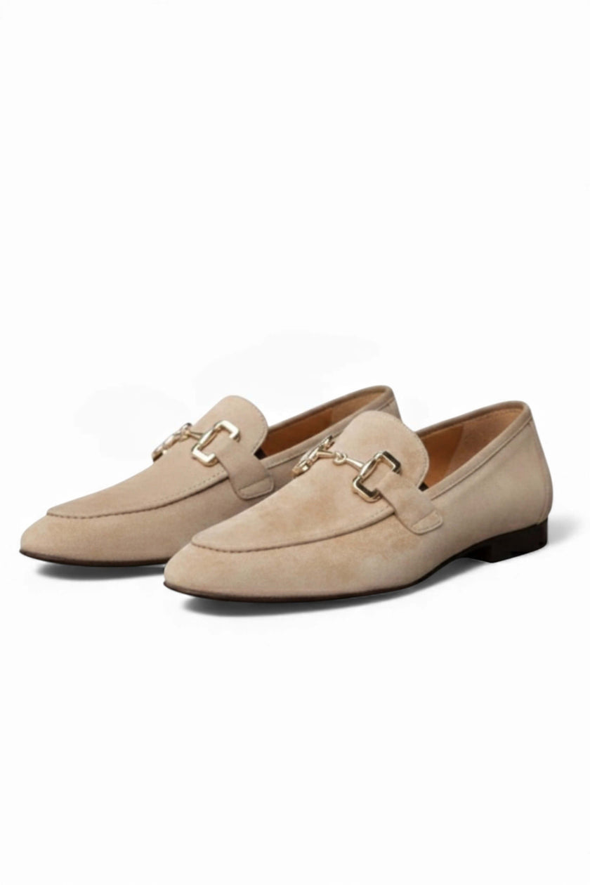 FJØRNA men's horsebit loafers in classic leather finish, smart casual shoes with sleek design and comfortable fit.