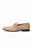FJØRNA men's horsebit loafers in classic leather finish, stylish casual shoes for men with sleek design and refined craftsmanship.