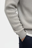 Men's High Stretch Knitted Jumper - Classic Polo Collar Comfort in Various Colors - 5