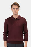 Men's V-Neck Jumper – Stylish Knitwear in Medium-Stretch Fabric - 1