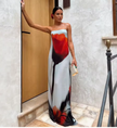 FJØRNA Ruby verano white dress, elegant sleeveless dress with flowing fabric, perfect for summer occasions.