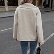 Loose Wool Coat Gray