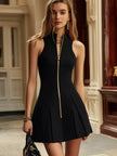 Black Sleeveless Mini Dress For Women