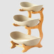 Elegant 3-Piece Fruit Stand Bowl Set