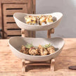 Elegant 3-Piece Fruit Stand Bowl Set