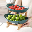 Elegant 3-Piece Fruit Stand Bowl Set