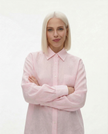 FJØRNA linen blouse for women with long sleeves, lightweight and breathable top, natural fabric, stylish and comfortable for casual wear