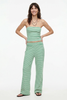 FJØRNA women's knit wide-leg trousers from co-ord set, featuring soft fabric and relaxed fit, perfect for casual or stylish wear.