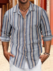 Noah | Men’s Linen Shirt White Size L Premium