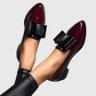 FJØRNA women's orthopedic loafers with slip-on design and arch support, showcasing comfortable, stylish footwear for foot health.