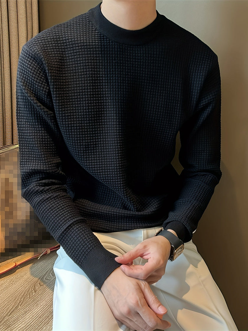 Solid Knitted Pullover