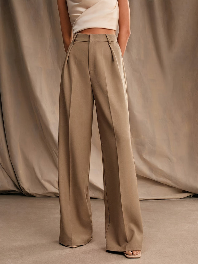 High-Waisted Wide-Leg Pants