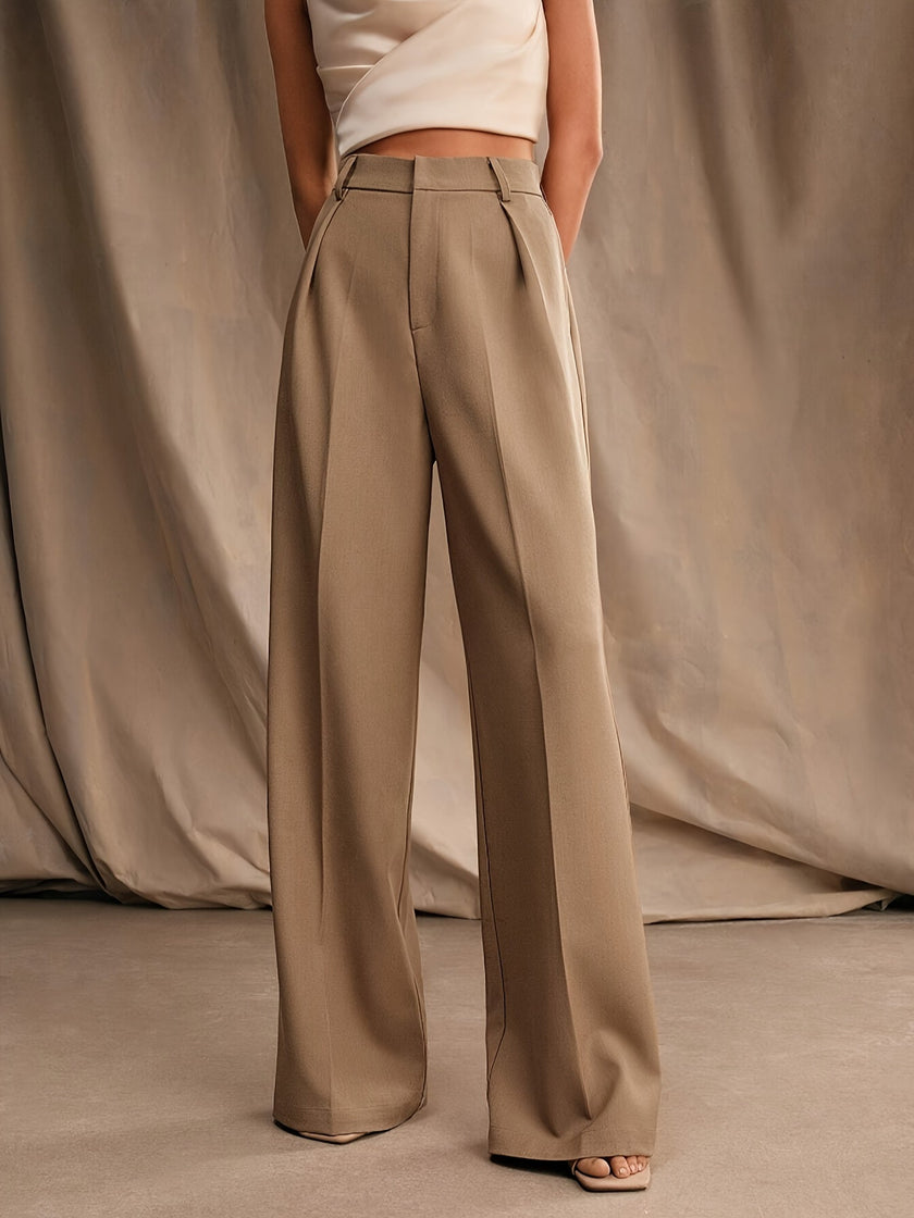 High-Waisted Wide-Leg Pants